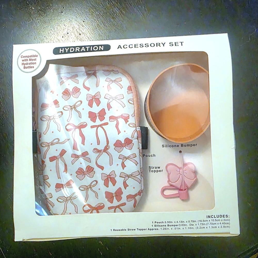Stanley Pink Bow Hydration Set